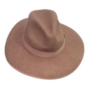 A New Day Ladies Wide Brim Wool Fedora Hat